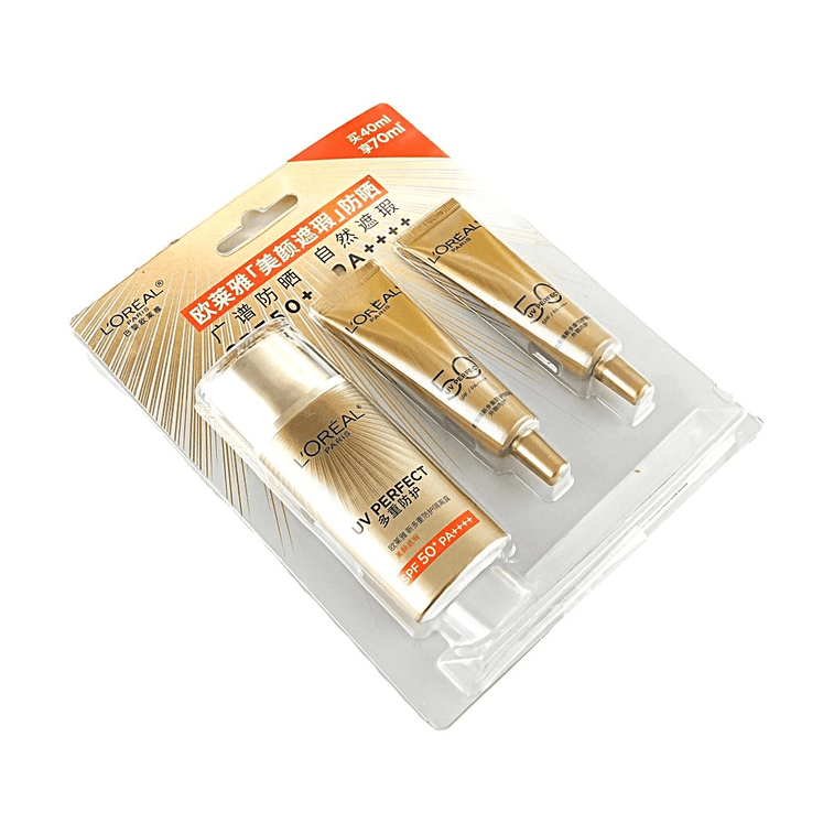 ティントUVプロテクター＆プライマーセット、SPF50+ PA++++、1.4液量オンス + 0.5液量オンス x 2 - ビューティーコンシーラーセット 4