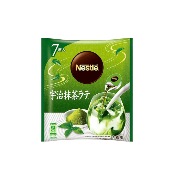  日本 NESTLE 濃縮即溶 宇治抹茶拿鐵 7個裝