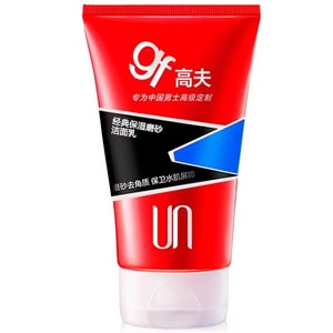 食顏派 高夫 淨透控油 經典保濕 磨砂潔面乳【溫和不緊繃】120g