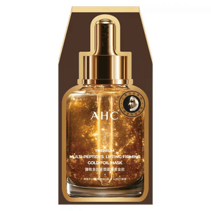 Premium Multi‑Peptides Lifting Firming Gold Foil Mask 5 Sheets/Box
