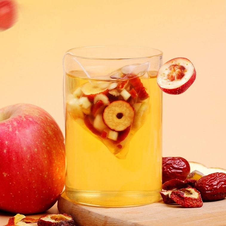 【Livraison directe du Canada】 Sifanda Thé aux pommes et à l'aubépine 100g (5g×20 sachets) Sucré et acidulé, désaltérant, une tasse par jour pour une sensation de légèreté, mélange de thés, cadeau de fête, saveur sucrée et acidulée, thé quotidien pour toutes les saisons 7