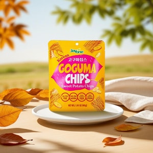  Goguma Chips,Korean Sweet Potato Chips,1.41 oz【Gluten Free No Added】