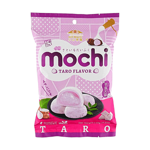 Taro Mochi, 4.23 oz【Creamy Taro Filling Soft Glutinous Rice Skin】【Vegan】