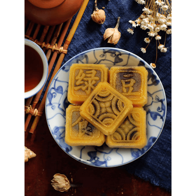 中国直送】LAOXIANGZHAI老祥寨古風緑豆餅【上海名物老舗ブランド】個