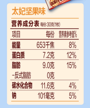 好丽友中国 高蛋白坚果棒太妃坚果味30g*3袋