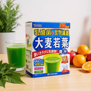 日本YAMAMOTO山本汉方制药 乳酸菌大麦若叶青汁粉末 4g*30包