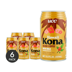 ハワイ コナ ブレンド ミルク入り スイート ミルキー すぐに飲めるコーヒー 11.4 fl oz *6【6 パック】