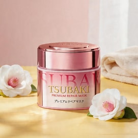 Tsubaki Premium Repair Hair Mask Pink Camellia 6.35oz