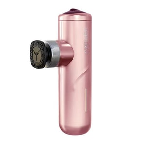 【中国直邮】 晶雅家 便携式筋膜枪 三款专业按摩头无刷降噪 3 档调节健身肌肉放松仪 樱花粉色 1 套装