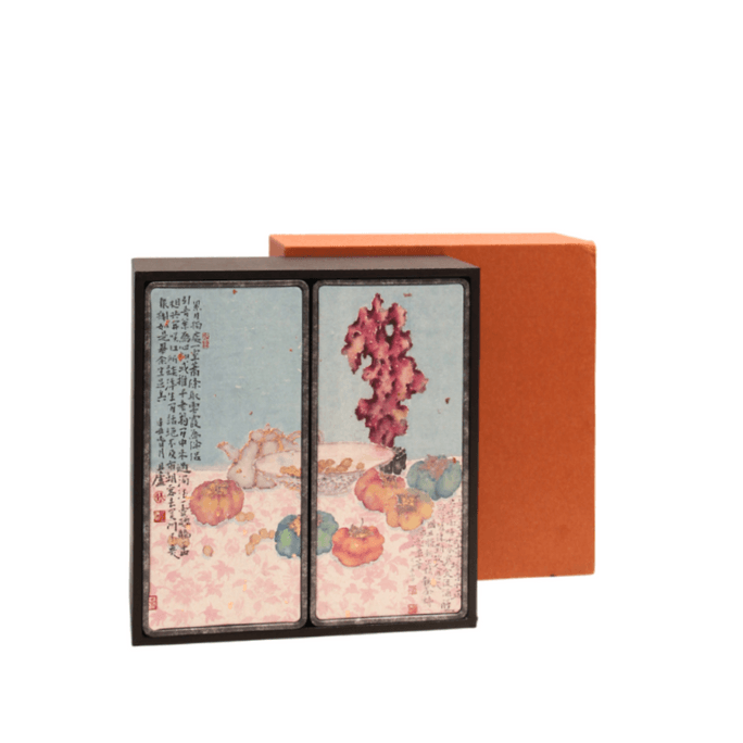 ZhaoTea Chinese-style Gift Box·Exquisite Souvenirs [Floral Lapsang Souchong 50g + Aged Mandarin Peel White Tea 45g]