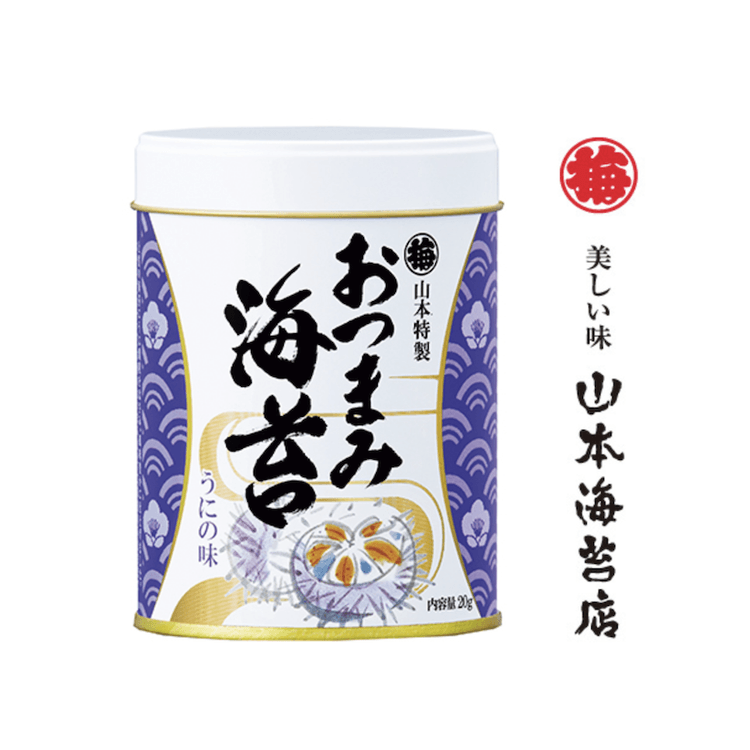 Dhl直发 日本直邮 日本百年老店山本海苔店海胆口味烤海苔30片 亚米