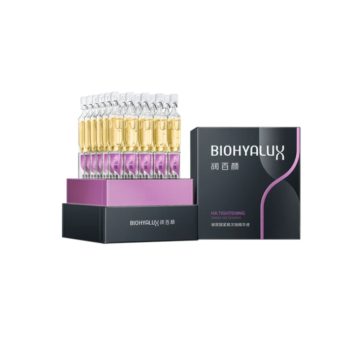 【中国直邮】润百颜Biohyalux 紧致次抛玻尿酸面部精华液1.5ml*30支 授权经销