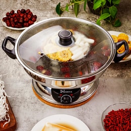 Electric Stainless Steel 2 Way Hot Pot / 4.5Q
