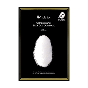 Water Luminous Silky Cocoon Mask Black 10sheets