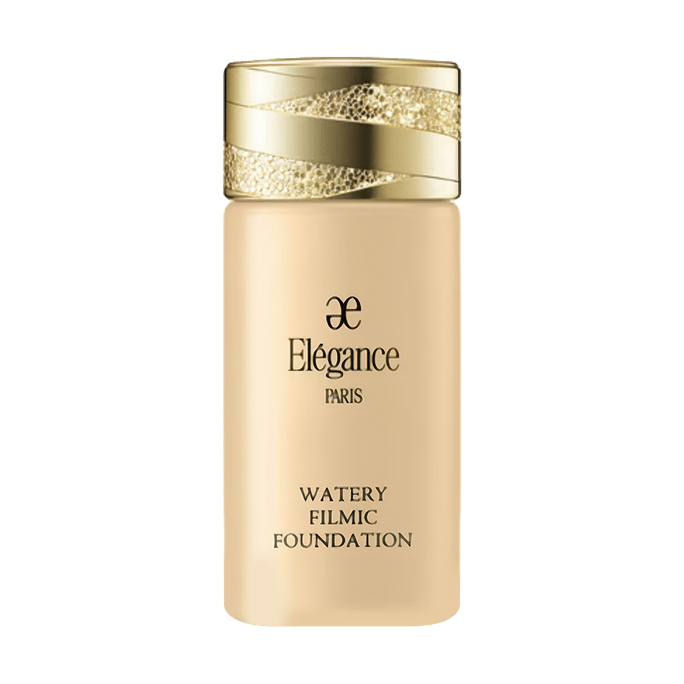 日本ELEGANCE雅莉格絲 清透美肌水感粉底液 養膚潤色防曬霜 防水防汗控油 輕薄遮瑕 長效持妝 SPF50 PA++++ #NA202 30ml @COSME大賞最佳粉底液