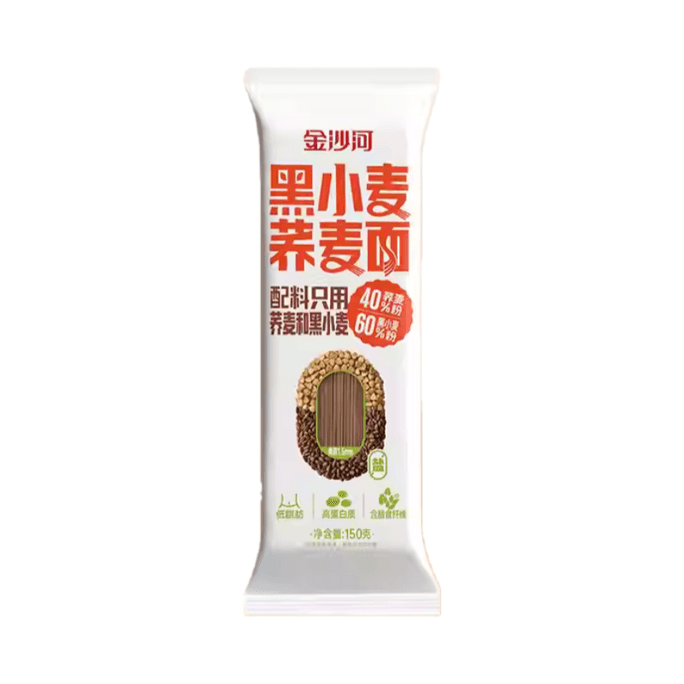 Jinsha River Black Wheat Buckwheat Noodles Whole Grain 150g*1 Bag