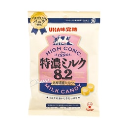 日本UHA悠哈 味覺糖 8.2系列 北海道特濃牛奶糖 88g