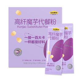 五谷磨房 高纤魔芋代餐粉  10包 280g【营养早餐速溶冲饮粉】