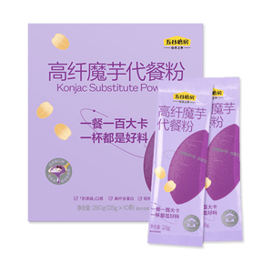 こんにゃく代替粉末食事代替品 9.88オンス（0.98オンス×10）