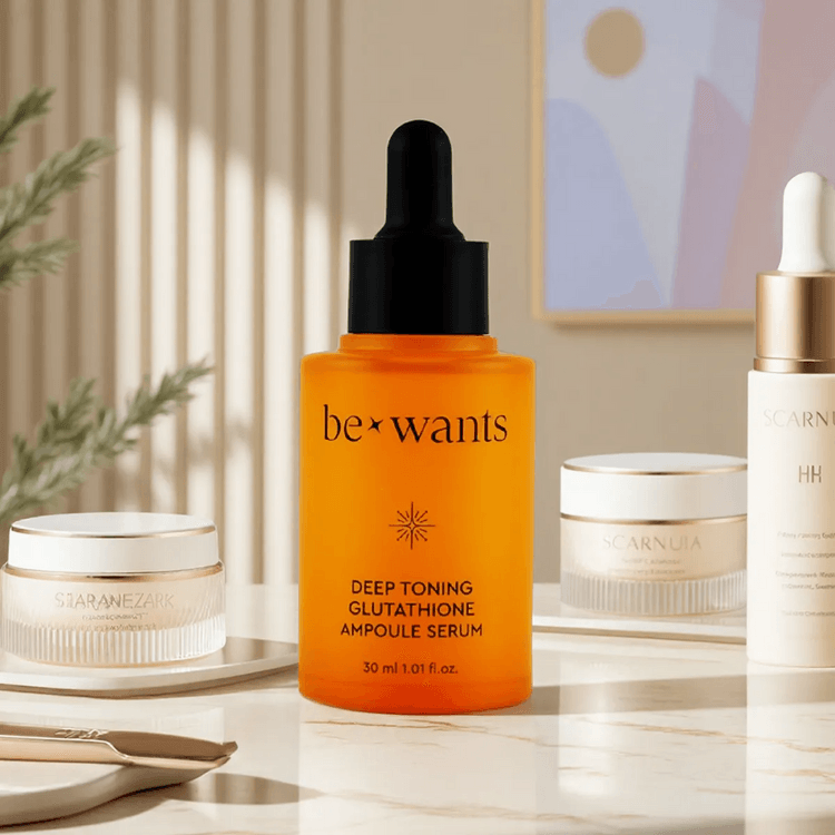 glutathione ampoule serum APLB Niacinamide which instantly deliver an intensive brightening benefit for a healthy glowing looking skin APLB Glutathione Niacinamide Ampoule Serum