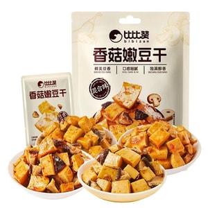 比比赞 香菇嫩豆干 混合口味 口感细腻 饱满醇香 劲道弹牙 250g