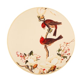 Pot Coaster 12.6" x 12.6", for Plates, Cups, Cutting Boards Red Bird
