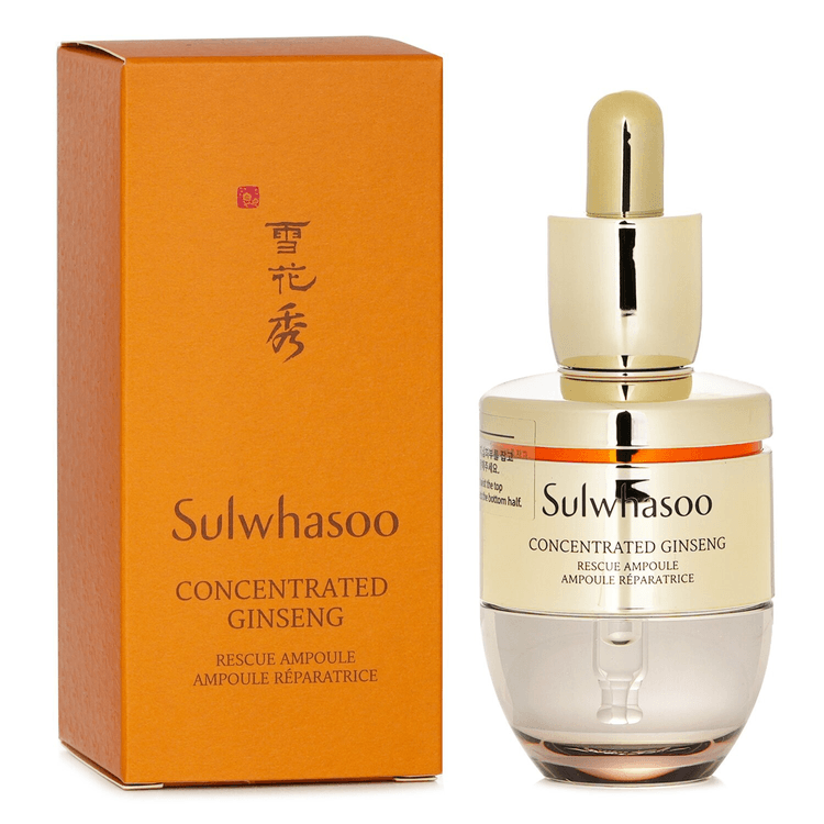 韓国 Sulwhasoo 雪花秀★NEW 高麗人参アンプル 香港直送】韓国雪花秀 濃縮高麗人参レスキューアンプル 20g/0.7