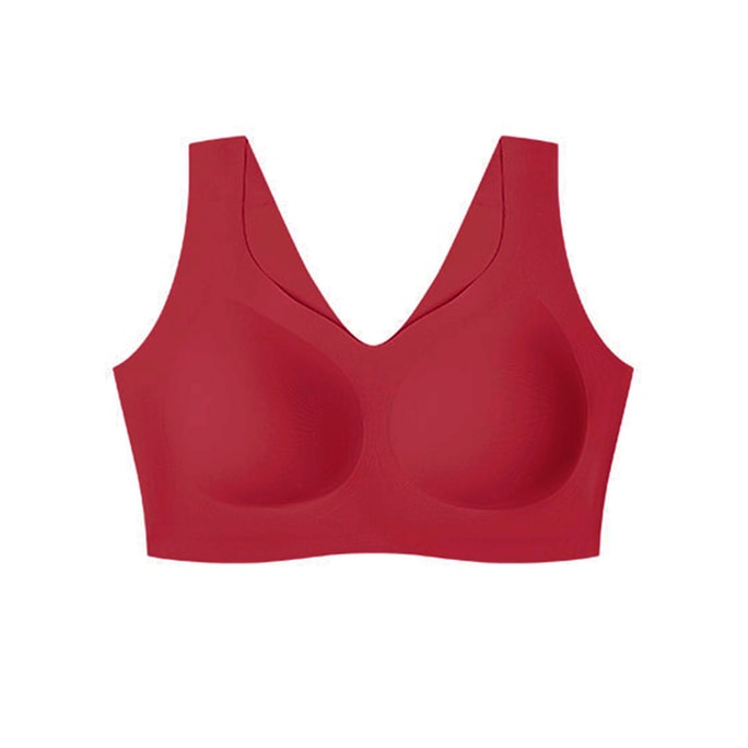 Ubras One Size Cloud Support Vest Bra - plus - Velvet Red - One Size