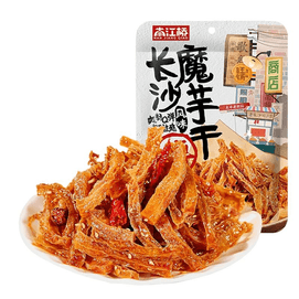  [New Year Essentials] Nanjiang Bridge Hunan Changsha Spicy Konjac Snacks 10g*10 packs Spicy Strips Konjac Crisp Snack for Satisfying Cravings while Watching Shows
