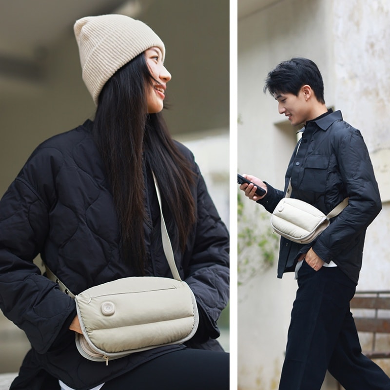 【中国直邮】 OLAYKS 【首创新品】暖暖包石墨烯暖手袋充电式热水袋女生礼物 大地色 一个装