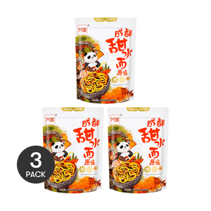阿寬成都甜水面 袋裝 270g*3包【超值裝】