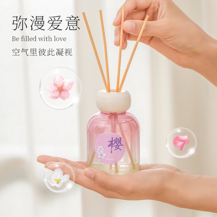 Sakura Manwu Wuhuo Aromatherapy Hotel Home Fragrance Essential Oil Toilet Air Freshener Lasting Fragrance 1 bottle 3