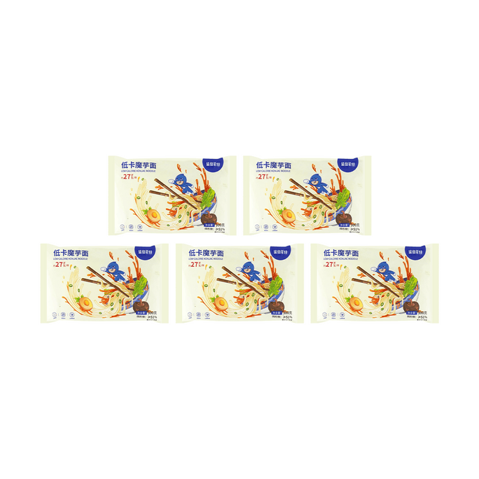 Instant Konjac Noodles 10.58 oz*5【5 Packs】