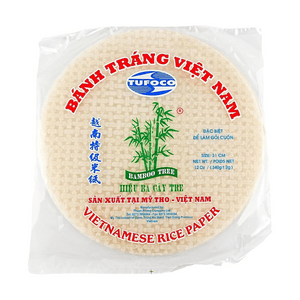 반짱 베트남 - 베트남 쌀 종이, 31cm, 12온스 【베트남 쌈용】【저지방, 상쾌함】