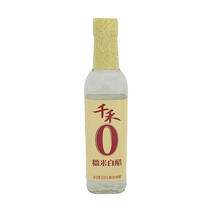 千禾 糯米白醋 500ml【0添加】【釀造食醋】