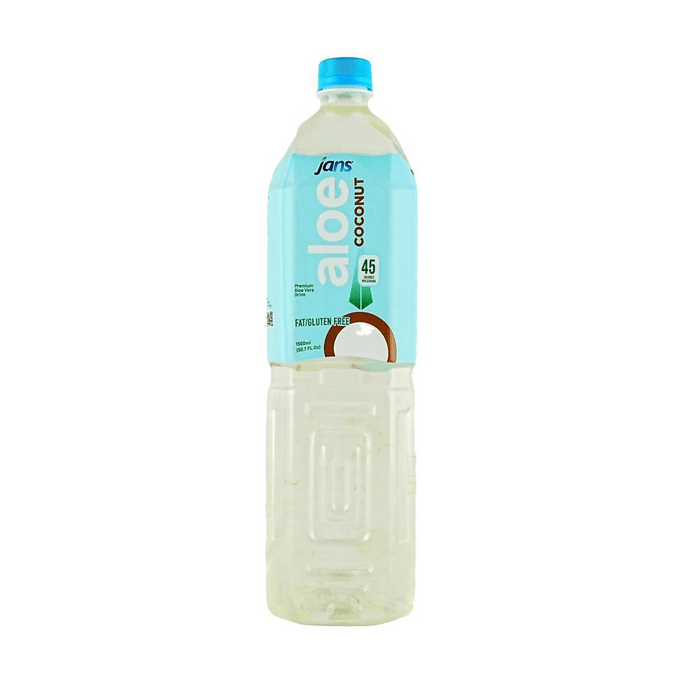 印尼JANS 蘆薈飲料 椰子口味 1500ml【0脂無麩質】