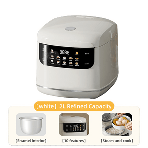 Smart household electric rice pot  Multi-functional with timer and appointment function white 1 unit