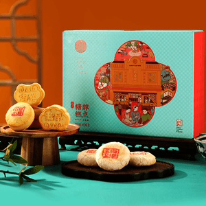 稻香村 糖醇糕点礼盒 低糖点心 豆沙饼吉祥饼椒盐酥饼五仁酥饼*各3枚 600g 【春节年货必买】