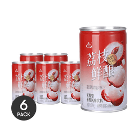 生龙 荔枝鲜酿 无醇米酿风味饮料 320g *6【6份超值装】【孝感特产】