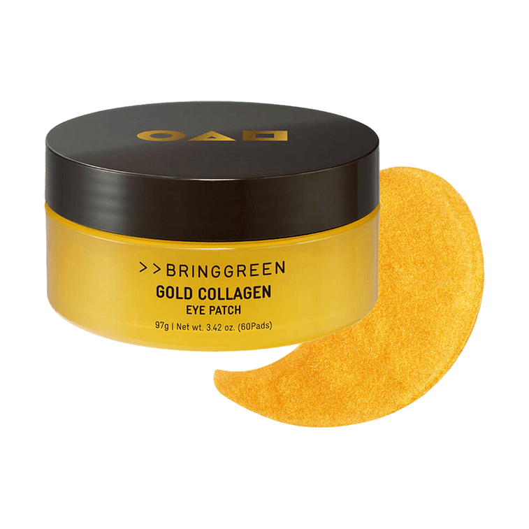 韩国BRING GREEN芭兰歌林 24K黄金纯素胶原蛋白水凝胶眼膜眼贴 60片 美白水润 改善暗沉 淡化皱纹 低刺激【NETFLIX鱿鱼游戏联名限定】 4