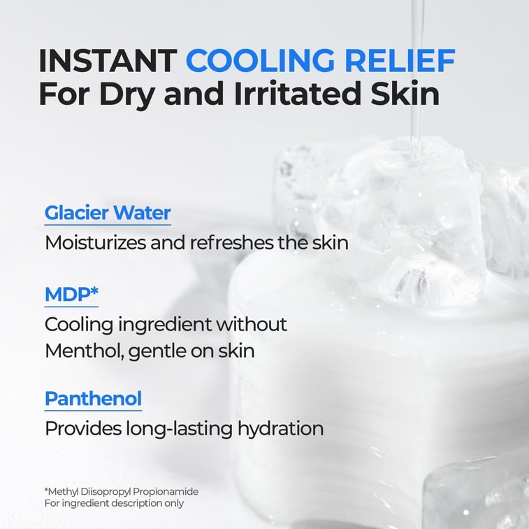 Moisturizing Cooling Hydrating Essence Pads - 70 Sheets - Repairing and Soothing 4