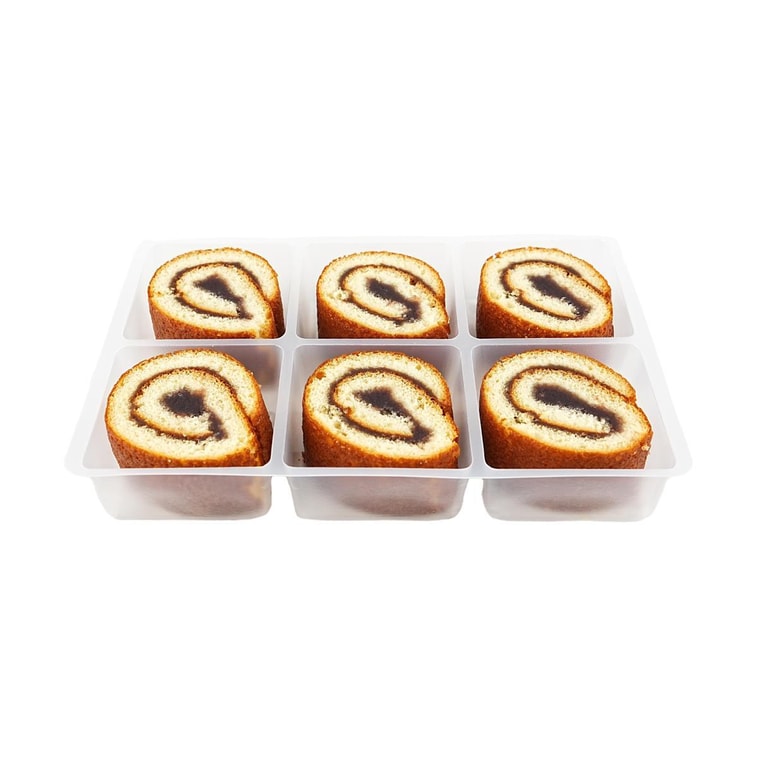 日本伊索製菓 熊本熊 紅豆蛋糕卷 瑞士卷 6枚入 160g 5