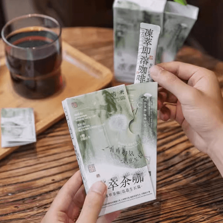 Frozen Tea Coffee,Citrus  Coffee*3+Peach Oolong Tea*2, 0.3 oz 5