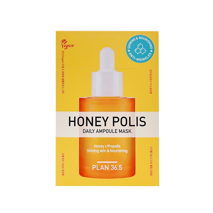 Plan 36.5 Daily Ampoule Mask Honey Polis 10pcs