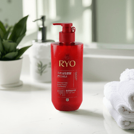 韩国RYO吕 红吕受损修护护发素 胶原蛋白滋养 发质改善 馥郁花香调 48小时留香 480ml 针对烫染损伤发质【新升级版】