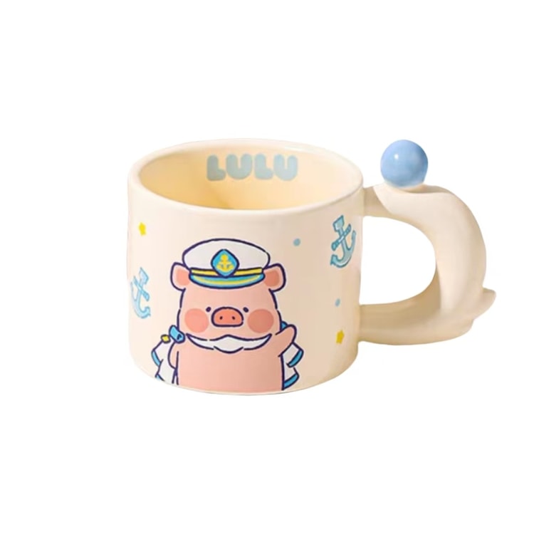KAWASIMAYA 川島屋ルルピッグコラボ 450ml かわいいセラミック