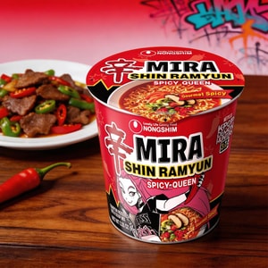 KPop Demon Hunters Shin Ramyun , Hamburger + Spicy + Spicy & Smoky Flavor, 3.35 oz*3 ,10.05 oz 【3 Flavors Value Combo】