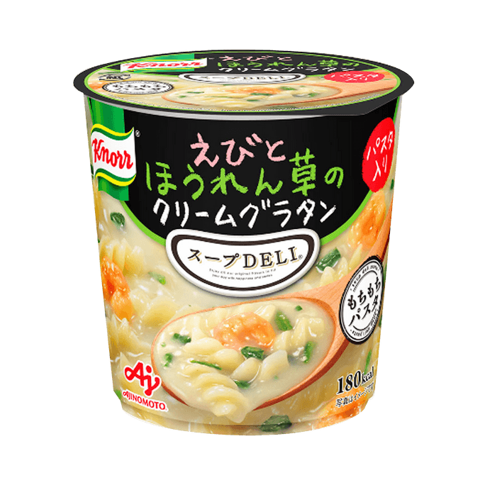 Ajinomoto Knoii Soup DELI Shrimp and Spinach Cream Gratin 46.2g