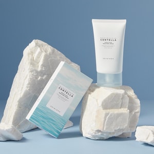 韩国SKIN1004理肤天使 马达加斯加积雪草 玻尿酸高保湿面霜 100h持久保湿 75ml 补水镇定