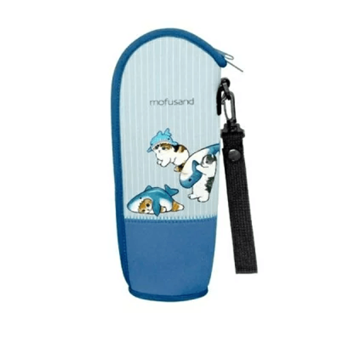 동아시아 금속||mofusand 귀여운 고양이 컵 커버||상어 고양이 500ml